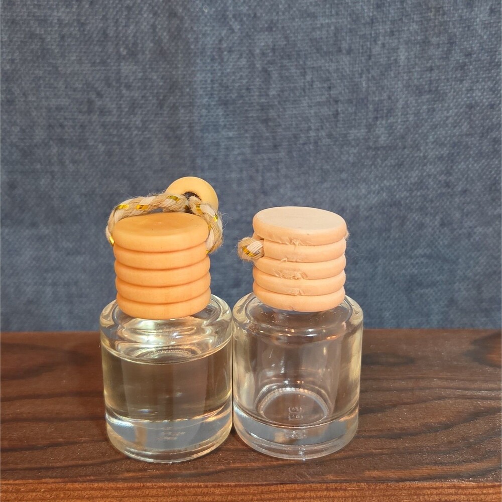 2 (8ml) Rearview Car Oil Diffusers Pick Your Scent Wood Glass Boho | 16ml Total - Picture 4 of 16